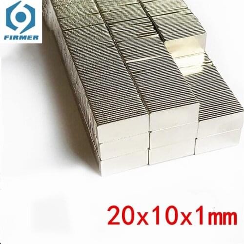 Lot Magnet 20x10x1 N35 Strong mm Square NdFeB Rare Earth Magnet 20*10*1 Neodymium Magnets 20mm 10mm 1mm