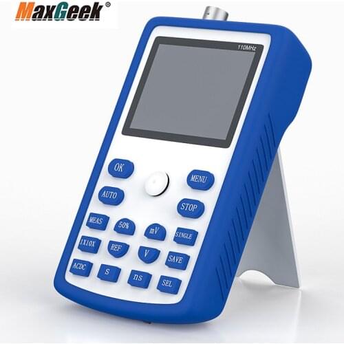 Maxgeek FNIRSI 1C15+ Handheld Digital Oscilloscope 110MHz 500MS/S With 1KHz/3.3V Square Wave Test Signal
