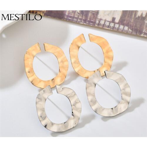 MESTILO Women's Silver Earrings