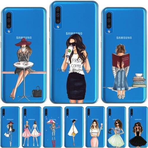 Fashion Classy Paris Girl Silicone Cover For Samsung Galaxy A10 A20 A30 A40 A50 A60 A70 A80 A9 2018 Summer Legs Soft TPU Case