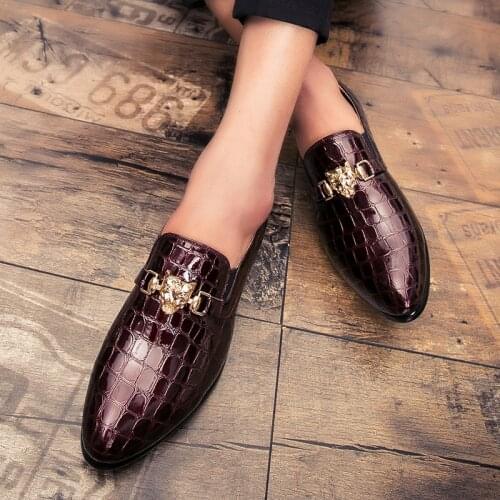 Casual Male Shoe Mens Leather Shoes Mens Italian Men Fashion Dress Genuine Formal Casual Luxury For Loafers Moccasins House