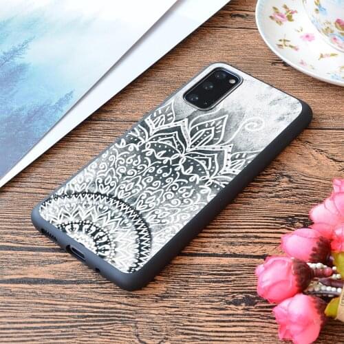 For Samsung Galaxy Mina Mandala Print Soft Matt Phone Case