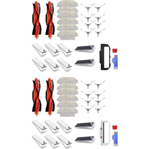 27 Pcs For Mijia Styj02ym Robotic Replacement Accessories Kit Washable Filter Detachable Main Brush Cleaning Tools