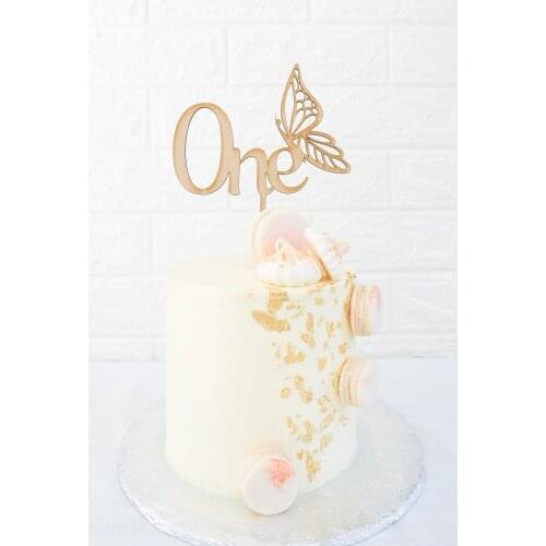 One Butterfly Cake Topper Babys First Birthday One Cake Topper Baby Shower Party Decoration