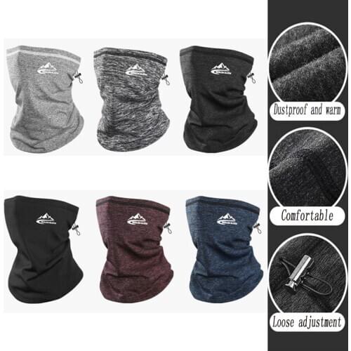 Autumn Winter Mens Scarf Outdoor Windproof Dustproof Warm Ear Protection Face Mask Elastic Bicycle Headbands Bandana For Men