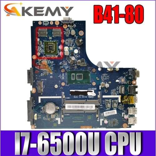 Applicable to B41-80 notebook motherboard I7-6500U EXO2G number LA-D101P FRU 5B20K57300 5B20K57283 5B20K57277 5B20K57287