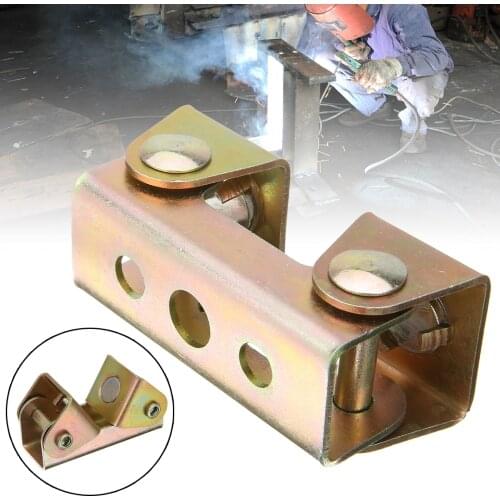 1pc Adjustable Magnetic V-type Clamps V-shaped Magnetic Welding Holder Suspender Fixture V-Pads Strong Hand Tool