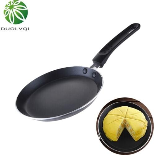 Duolvqi Non-stick Frying Pan Aluminum Alloy Cookware Pancake Egg Melaleuca cake Pizza steak Frying pan Creperie pot