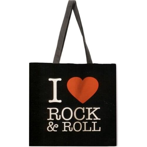 New style literary guitar printing handbag shoulder bag lady large handbag lady leisure leisure shopping handbag outdoor