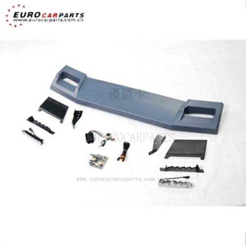 W463 b style front roof spoiler fit for G-class W463 G500 G550 G55 G63 carbon fiber and pu material roof wing with led