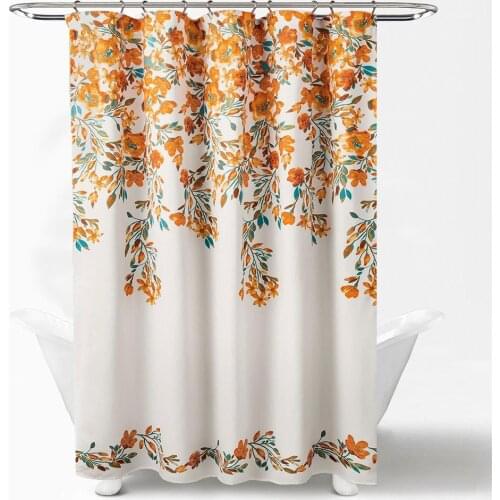 Shower Curtain 1PC 180X180CM Colorful Leave Pattern Hotel Waterproof Hanging Cloth Curtains for Bathroom 3JL937 Jarlhome