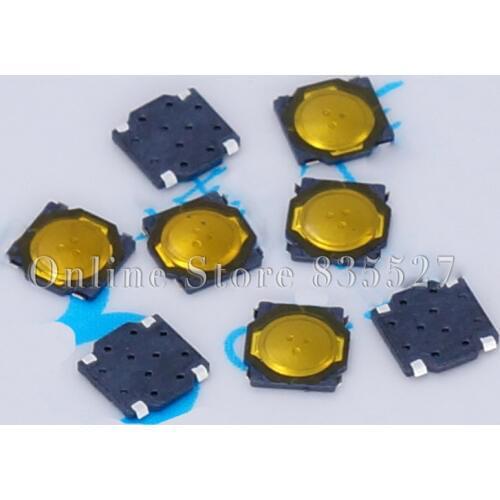 1000pcs/lot metal dome 3.7*3.7*0.35mm thin film touch switch 4 feet foot patch micro button switch 3.7 * 3.7 * 0.35 mm