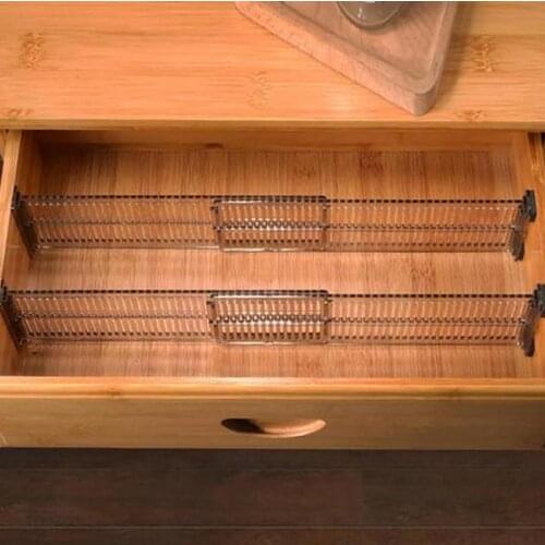 2pcs/set Durable Drawer Clapboard Partition Divider Cabinet DIY Organizer Storage Drawer Cabinet Storage Partition Divider