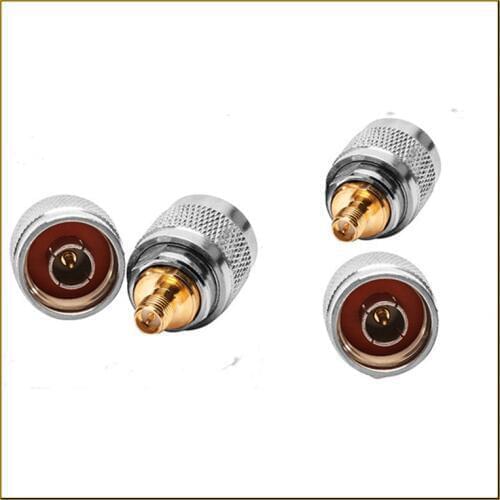 2pcs N Male Plug to RP SMA Female (Pin) RF Coaxial Adapter Connector