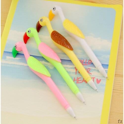 500 Pcs Ostrich Gel Pen Black Ink Pens School Student Office Supplies Pen