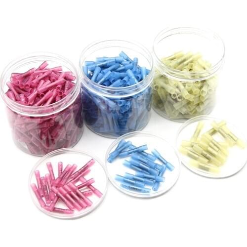 600PCS Assortment Waterproof Insulated Heat Shrink Crimp Terminal Electrical Wire Connector Kit AWG 10-22