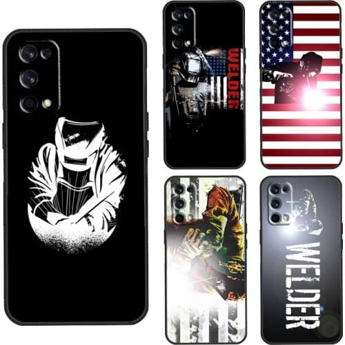 Welder Welding Case For Realme C3 C11 C15 GT Neo Q3 6 7 8 Pro Cover For OnePlus 8 Pro 8T Nord 9 Pro Shell