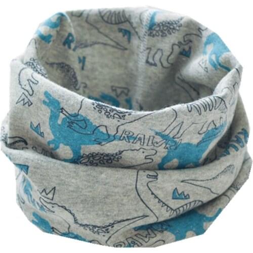 Spring Autumn Winter Children Cotton Scarf For 0-10 Years Old Kids Boys Girls Neck Collar Baby Cartoon Scarf Fashion Warm Collar