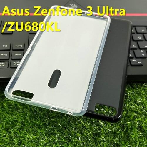 For Asus Zenfone 3 Ultra/ZU680KL Phone Case Back Cover pudding Cover Matte Soft Case Protective Shell