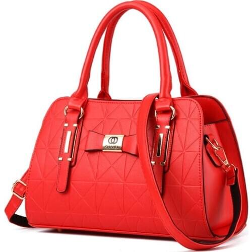 Hotsale Sac Fashion Purse Women Leather Handbag Inclined Female Flap Bow-knot Shoulder Bag Lady Shopping Tote Soft Messenger Bag