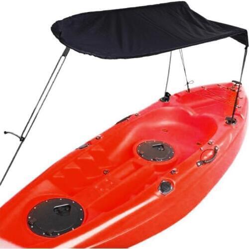 Hot 1 Person Kayak Boat Sun Shelter Sailboat Awning Top Cover Kayak Boat Canoe Sun Shade Canopy Fishing Tent Sun Rain Canopy