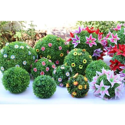 Simulation plant plastic peanut leaf straw ball living room false flower indoor straw ball ceiling shopping mall decorations