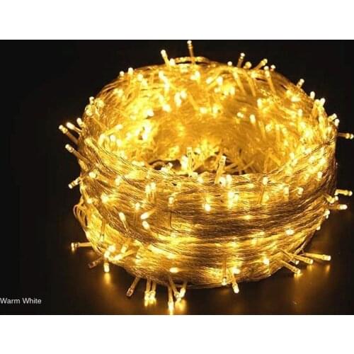 Outdoor For Christmas 10M 20M 50M LED String Light Garlands LED Decoraction Fairy Lights For Home Wedding Party Holiday Lights