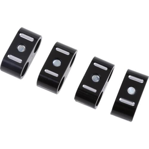Pack of 4 Metal Dual Brake Throttle Cable Clamp Separator Wire Spacer Organizer for Aprilia,BMW