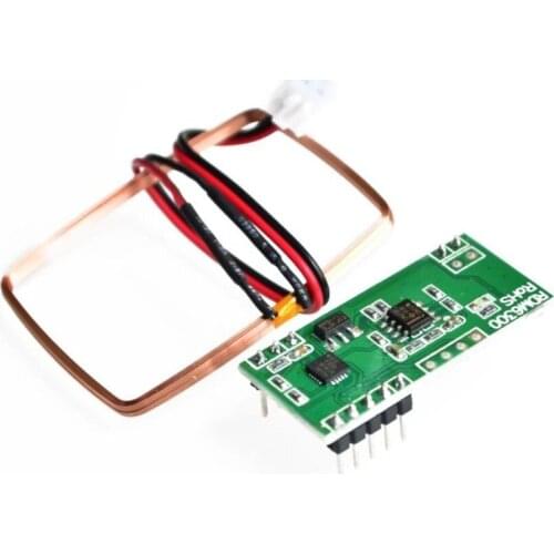 Single Chip Microcomputer RDM6300 ID Card Reader Module RFID Radio Frequency Module UART Serial Port Output