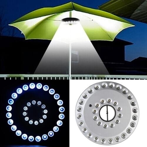 Dedicated To Camping Lights Durable Portable Pole Light 48/36/24 Led Bulb Outdoor Garden Lantern Poles Umbrella Night Lights