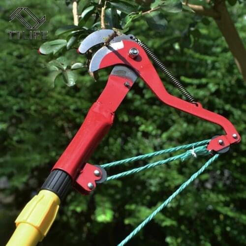 High Altitude Pruning Shears Tree Trimmer Branches Cutter Garden Pruning Scissor Pick Fruit Tool with Rope Useful Shear Pruning