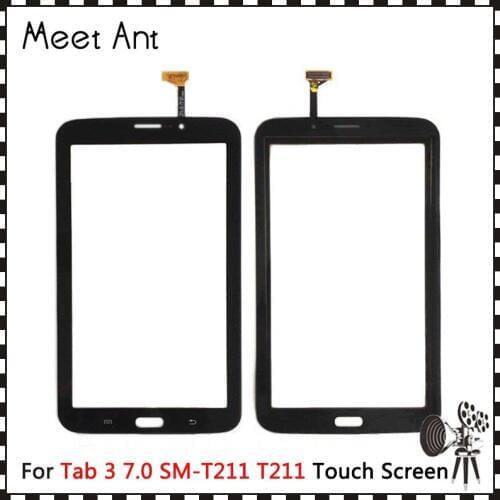 10Pcs 7.0" For Samsung Galaxy Tab 3 7.0 SM-T210 T210 and SM-T211 T211 Touch Screen Digitizer Sensor Front Outer Glass Lens Panel