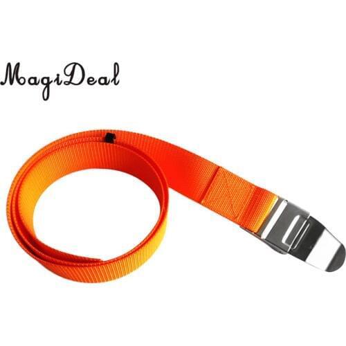 MagiDeal Heavy Duty 150cm Scuba Diving Weight Belt Webbing with Quick Release/Keeper Buckle for Free Diving Swiming Boating