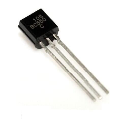 50PCS BC550 TO-92 NPN Low Noise Transistor NEW