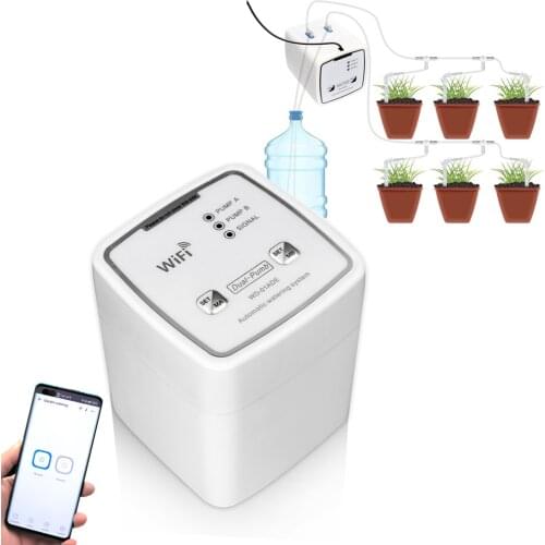 Smart Drip Irrigation System WIFI Phone Control Automatic Watering Device Set Greenhouse Garden Water Pump Timer Drip Watering