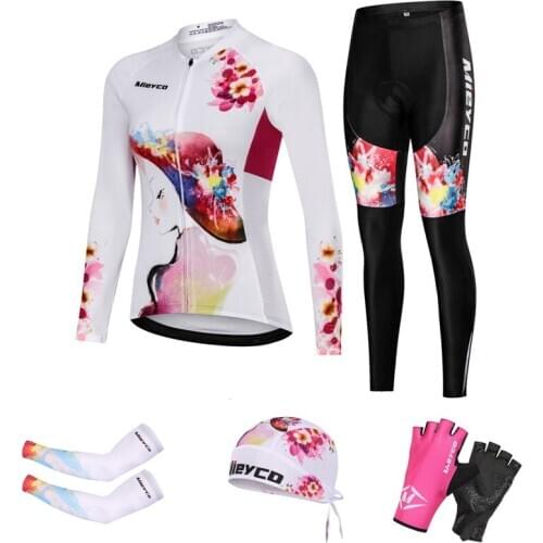 Cycling Sportswear Women Pro Team Road Bike Clothing Mtb Bicycle Jersey Set Ladies Riding Complete Kits Maillot Ciclismo Hombre