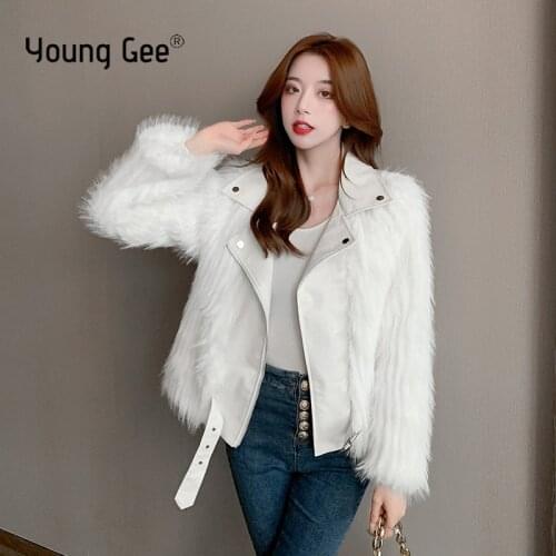 Женские куртки с мехом Young Gee China At AliExpress
