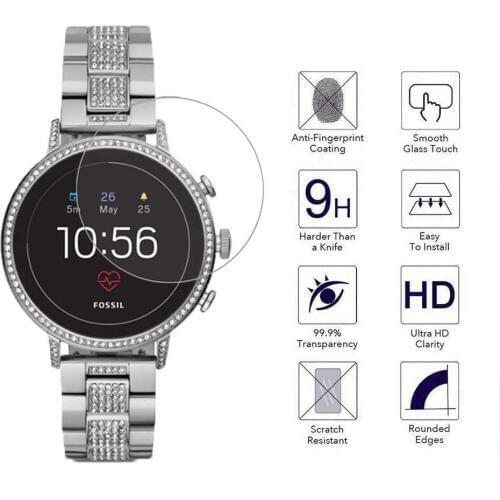 Tempered Glass Screen Protector for Fossil Womens Gen 4 Q Venture HR