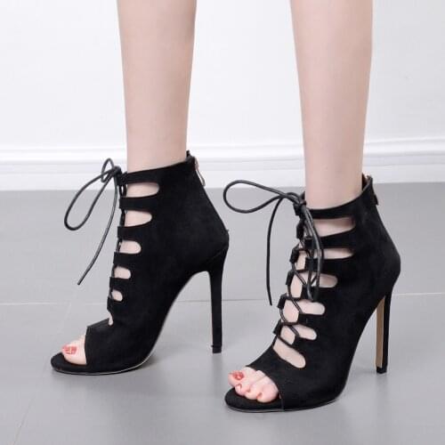 Evkoodance Women Dancing Boots Black High Heel Latin Salsa Ballroom Shoes Girsl Street Dance Shoes Outdoor Party Dance Shoes