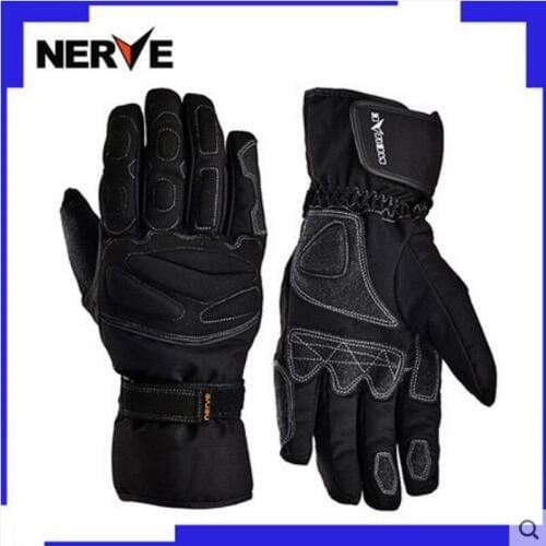 2018 Winter New NERVE waterproof windproof Motorcycle Gloves KQ008 Thicken Warm Motorbike Locomotive Racing gloves anti-slip