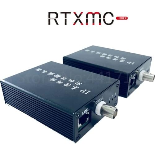 1 Pair 10/100M 1 BNC to rj45 Port IP Extender CCTV HD IP Video Extender EOC slave Ethernet over Coax Extender up to 2KM