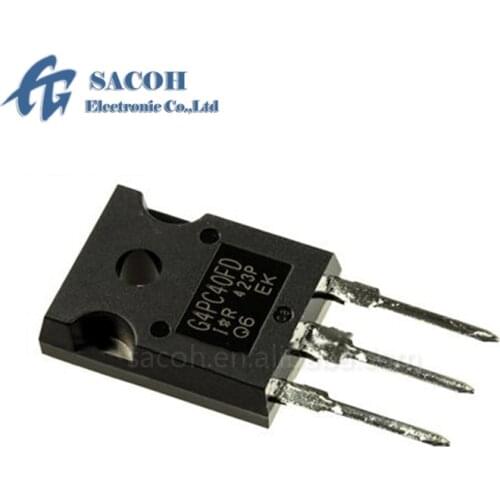 10Pcs IRG4PC40FD G4PC40FD or G4PC40FD2 or G4PC40F or G4PC40KD or G4PC40K TO-247 27A 600V Power IGBT Transistor