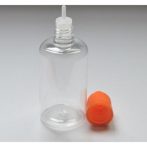 22pcs Empty 50ml PET Plastic Dropper Bottles With Childproof Cap 50CC E Liquid Clear Vial