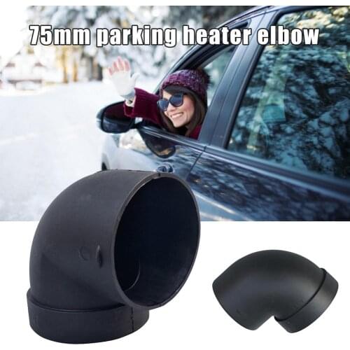 75mm Car Plastic Air Ducting Pipe Elbow Outlet Connector For Webasto Eberspaecher Air Parking Durable Fuel Heater Accessories