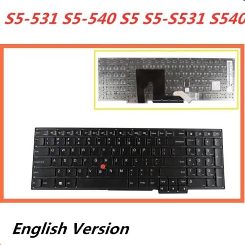 Laptop English Keyboard For Lenovo IBM S5-531 S5-540 S5 S5-S531 S540 Notebook Replacement layout Keyboard