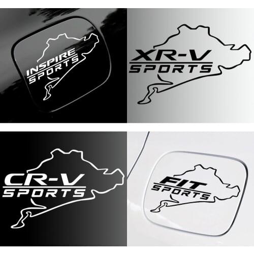 Car Styling For Mugen Power Honda Civic Accord CRV HRV Jazz City civic typer Creative Vinyl Fuel Tank Cap Sticker Decals