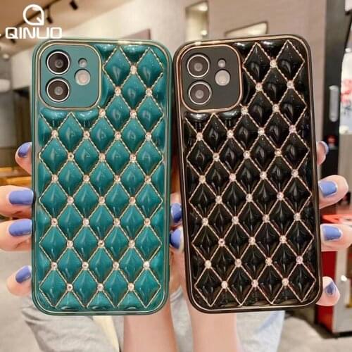 Luxury Diamond Phone Case For iPhone 12 11 Pro Max X XS XR Max 7 8 Plus SE 2020 Shining Glitter Soft TPU Camera Protection Cover