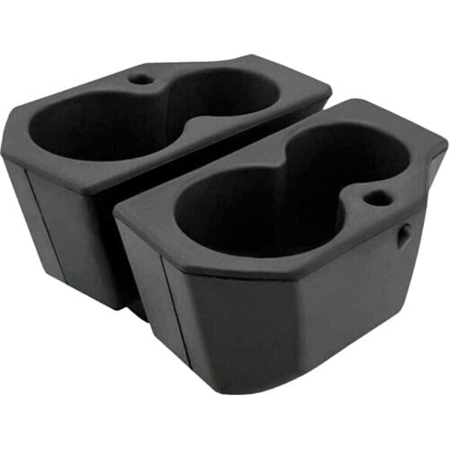 Right & Left Side Door Trim Cupholders Organizer Compatible with Ram 1500 2500 4500 Vehicle Replace Accessories