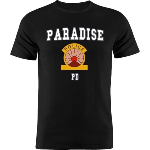 Cotton Unisex T Shirt Paradise PD Dog Artwork Tee