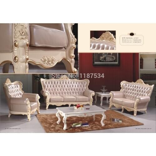 K2196 European style sofa sets high grade living room sofa set sectional sofa